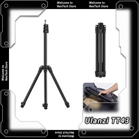 Ulanzi TT43 Portable Light Stand 1.9M Aluminum Alloy Reversible Folding Leg Tripod LED Light Projector Camera Tripod Custom Gift