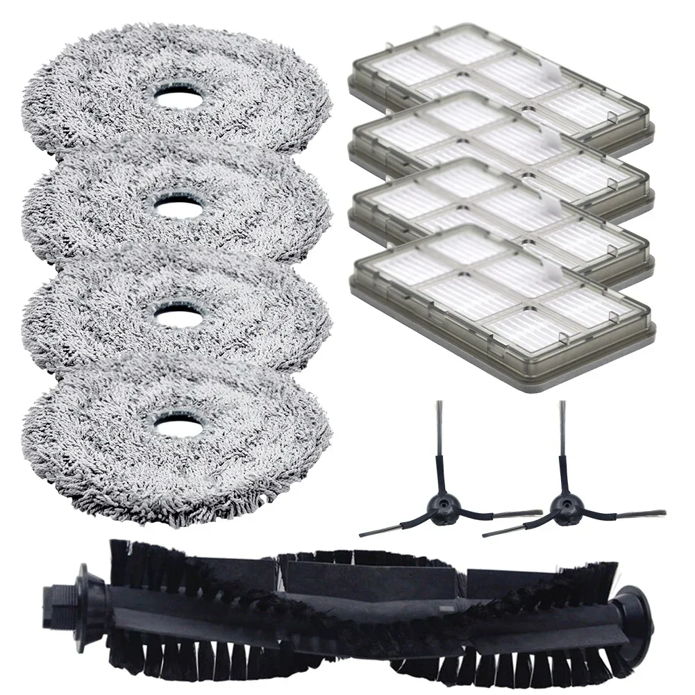 

Для деталей робота-пылесоса Lydsto W2 Основная щетка и набор фильтров с тряпами для швабры и боковыми щетками для оптимальной производительности