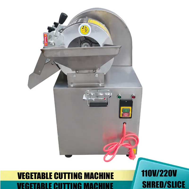 Vegetable Slicing Shredding Machine For Chilli Potato Carrot Onion Commercial High-Power Vegetable Cutting Machine