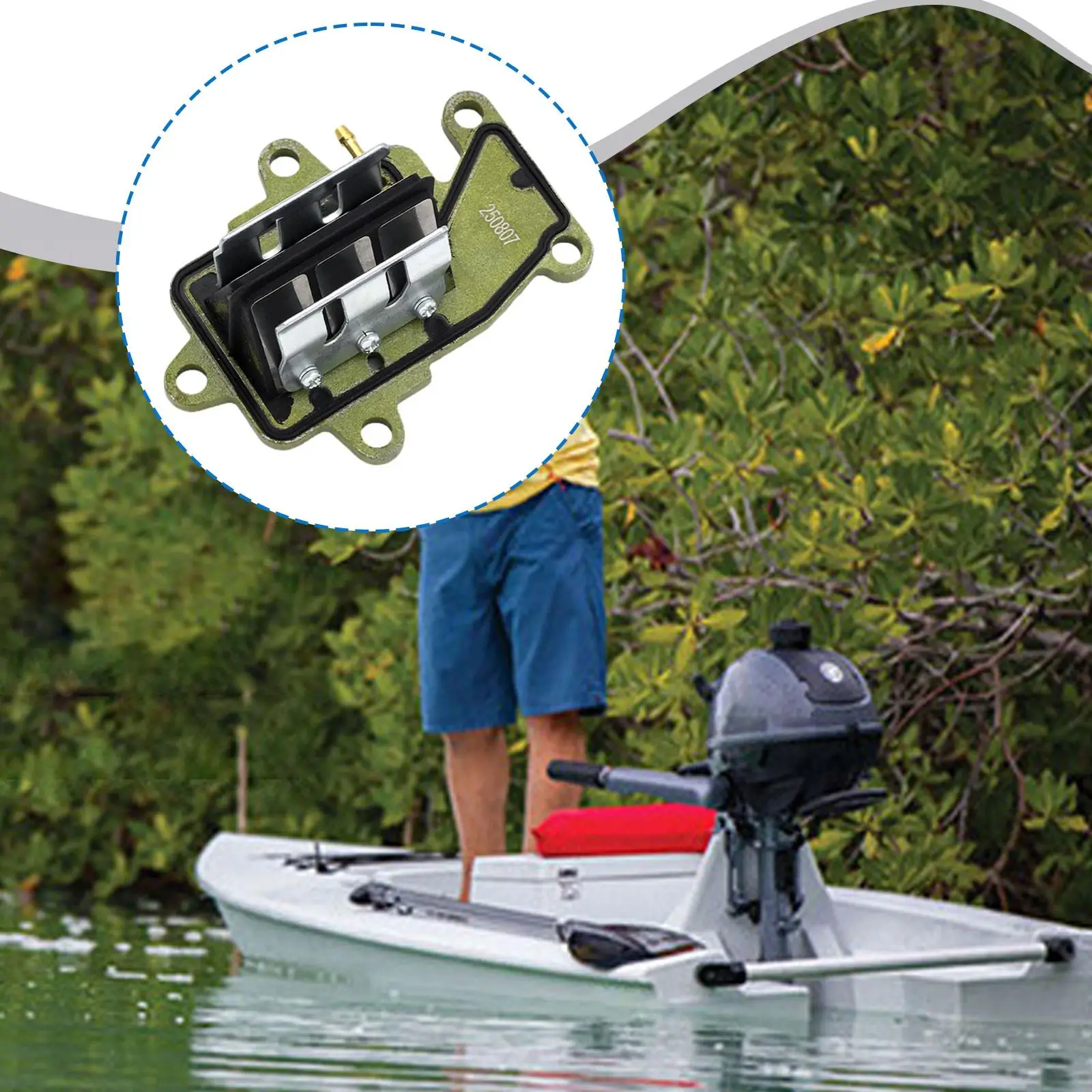 

Запасные части впускного клапана в сборе 63W-13610-00 для E9.9DMH 2-тактный 15HP, профессиональный