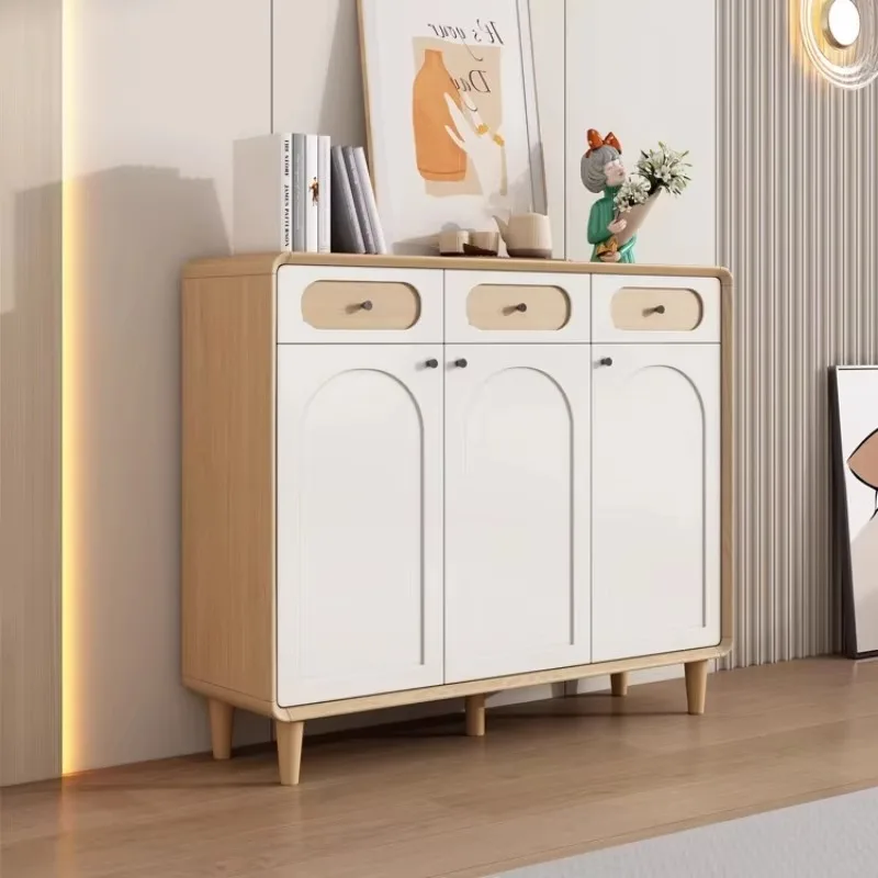 

Dust Cover Shoe Cabinet White Multifunctional Modern Living Room Shoe Cabinet Narrow Space Saving Schoenenrek Furniture For Home