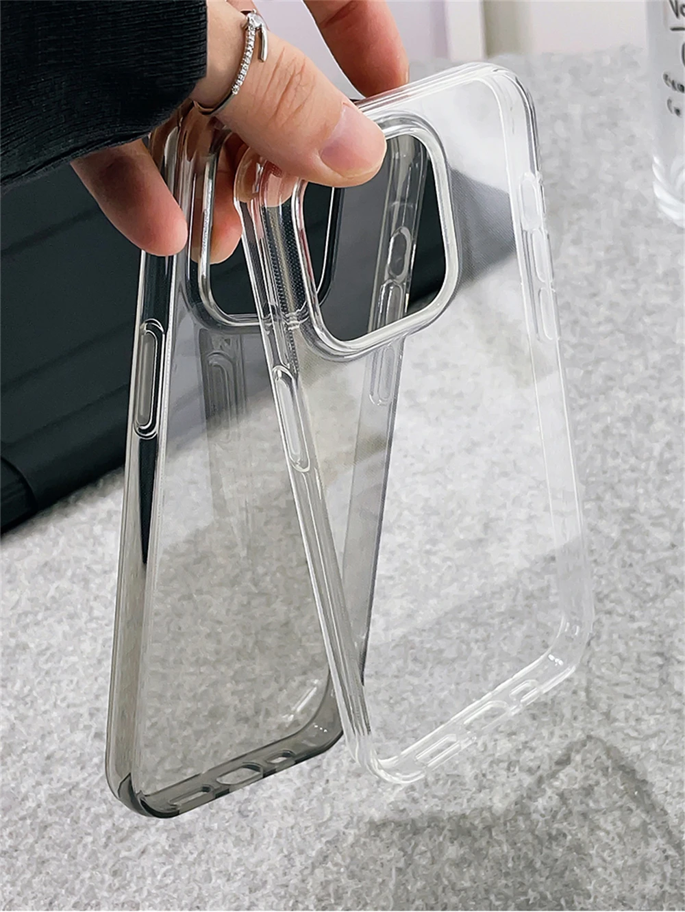 High Quality Ultra Thin HD Transparent Soft TPU Case For iPhone 17 Pro Max 16 15 14 Plus 13 12 11 X Shockproof Clear Back Cover