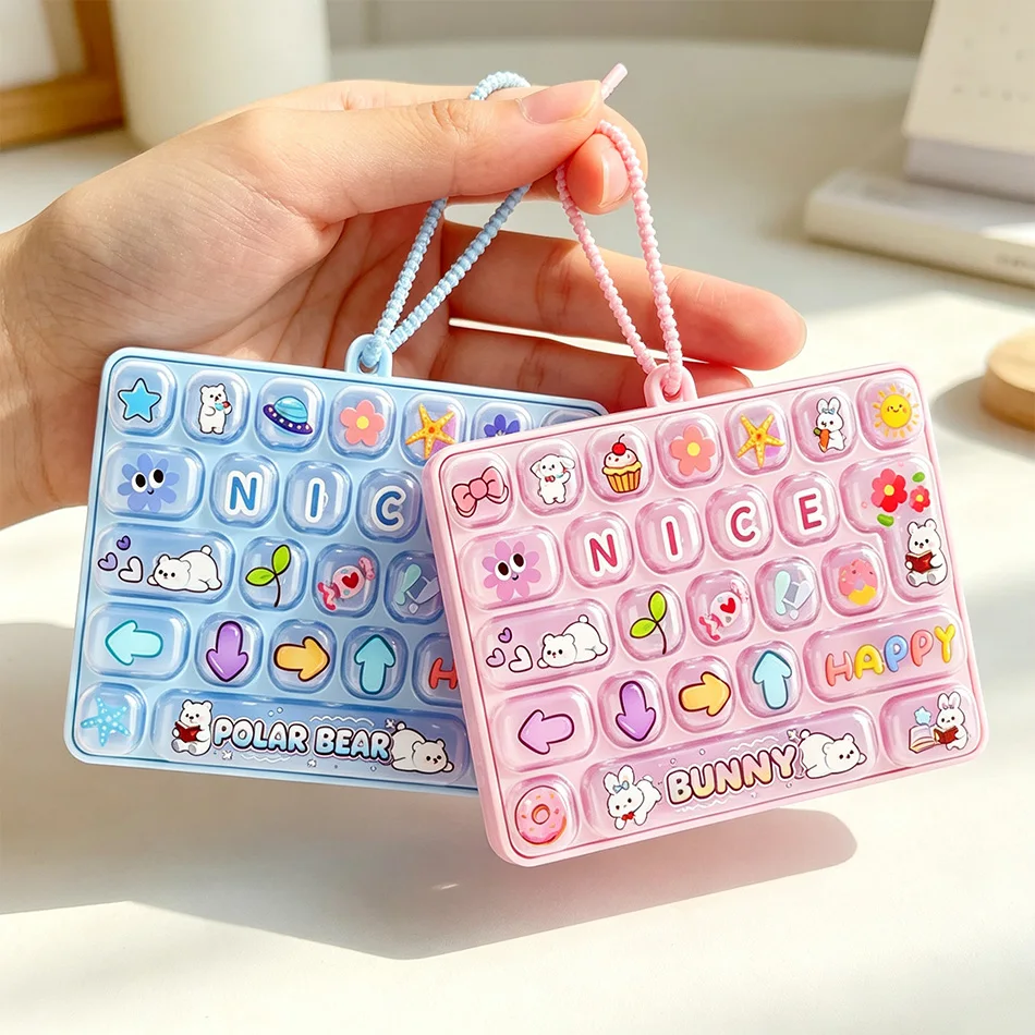 Popular New Cute 26 Key Stress Reducing Keyboard Creative Mechanical Healing Tool Popular Pendant Small Gift Accessories