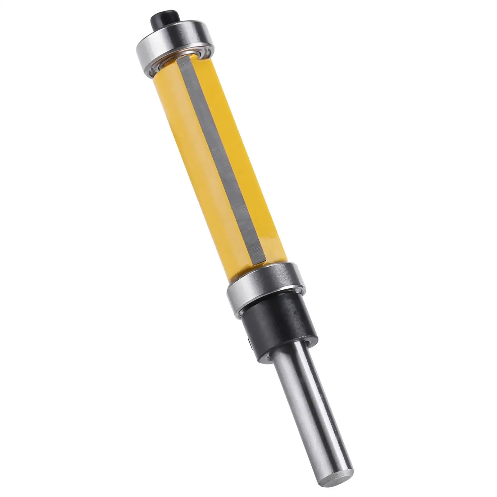 Woodworking Straight Flush Trim Router Bit Top Bottom Bearing - 2h * 1/4 Shank CNC End Mill