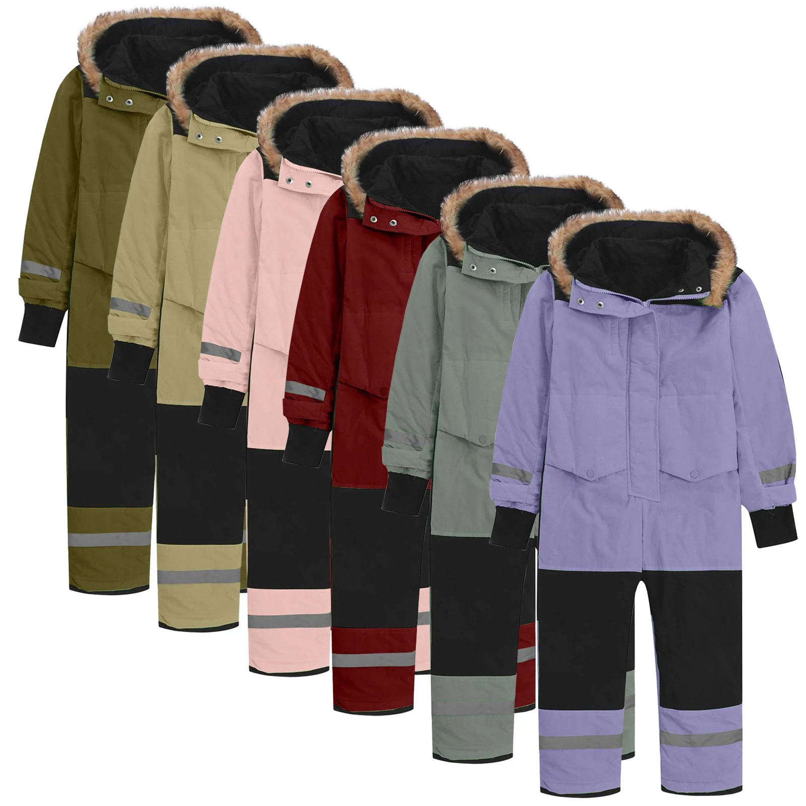 

Children's Snowboarding Wear,Toddlers Snow Suits,Windproof Waterproof Kids Winter Skiing Suit,Hood Warm Girls Boys Jumpsuits