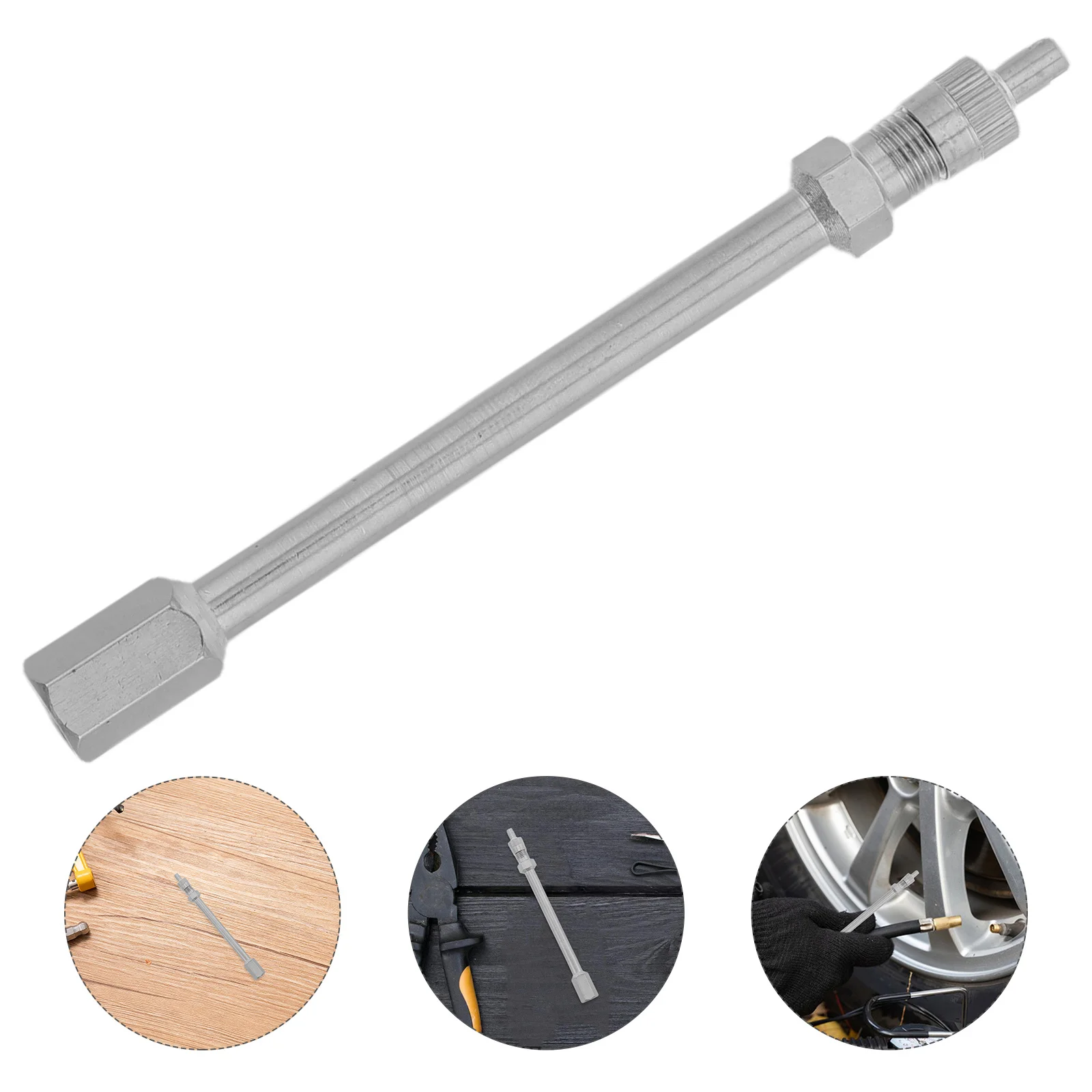 

Metal Tire Valve Extension Rod for Car Truck Atv Easy Inflation Tire Maintenance Wheel Valve Stem Air Compressor Attachments