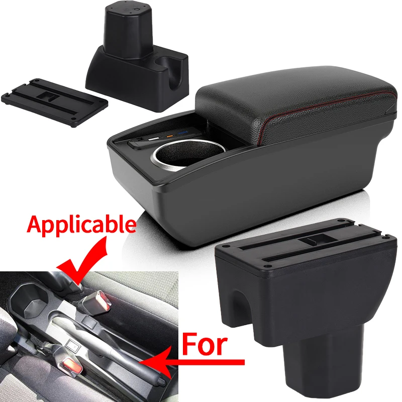 For Suzuki IGNIS car armrest upgrade modified interior multi-functional storage box center console with cup holder car accessori