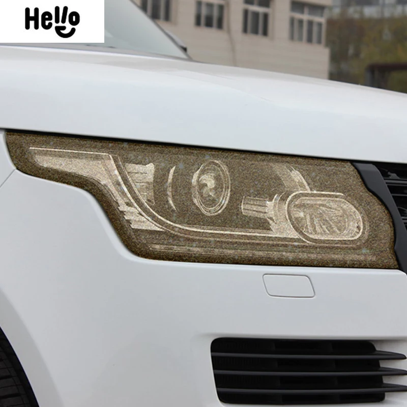 For Range Rover Vogue L405 2013-2021 Car Headlight Protective Film Smoked Black Tint Wrap Vinyl Transparent TPU Sticker