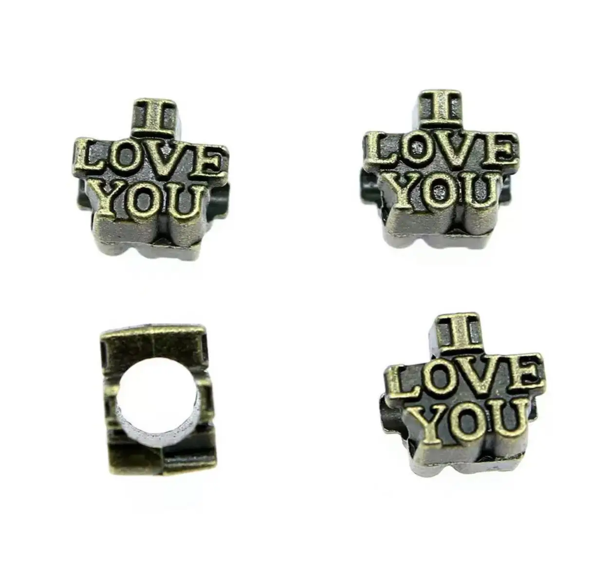 

20pcs 9*9*6mm ,hole 5mm Lovely big hole sapcedr beads for jewelry handmade HW3320