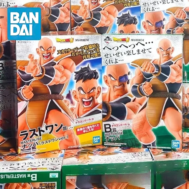 

In Stock Bandai Ichiban Kuji Original Dragon Ball Z Last Prize Nappa Saiyan Anime Figure Model Action Gifts Toys