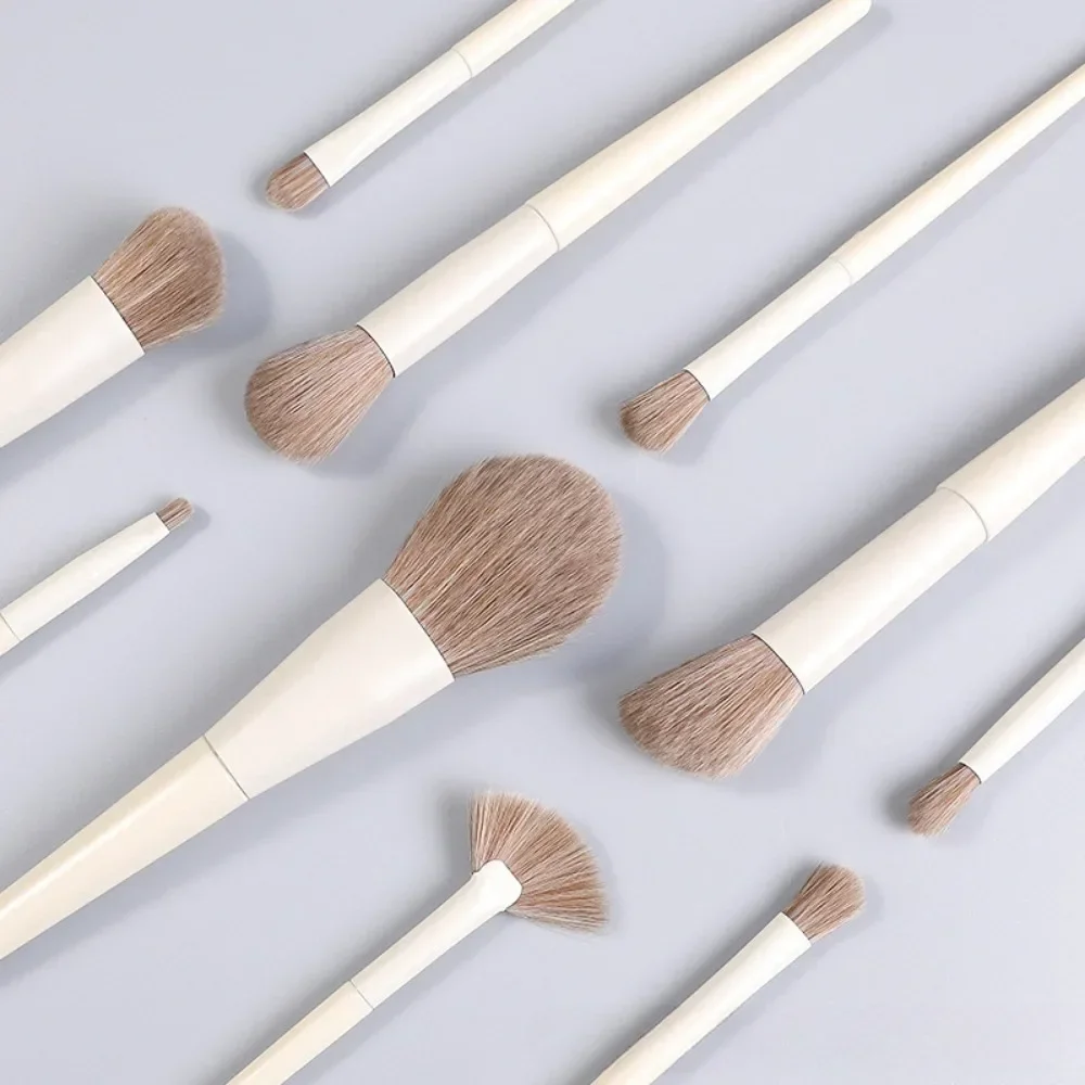 Ensemble de pinceaux de maquillage, ombre à barrage, fond de teint, correcteur, surligneur, fard à joues, poudre, pinceaux cosmétiques, outils de maquillage, 2025, nouveau, 8 pièces, 9 pièces, 10 pièces