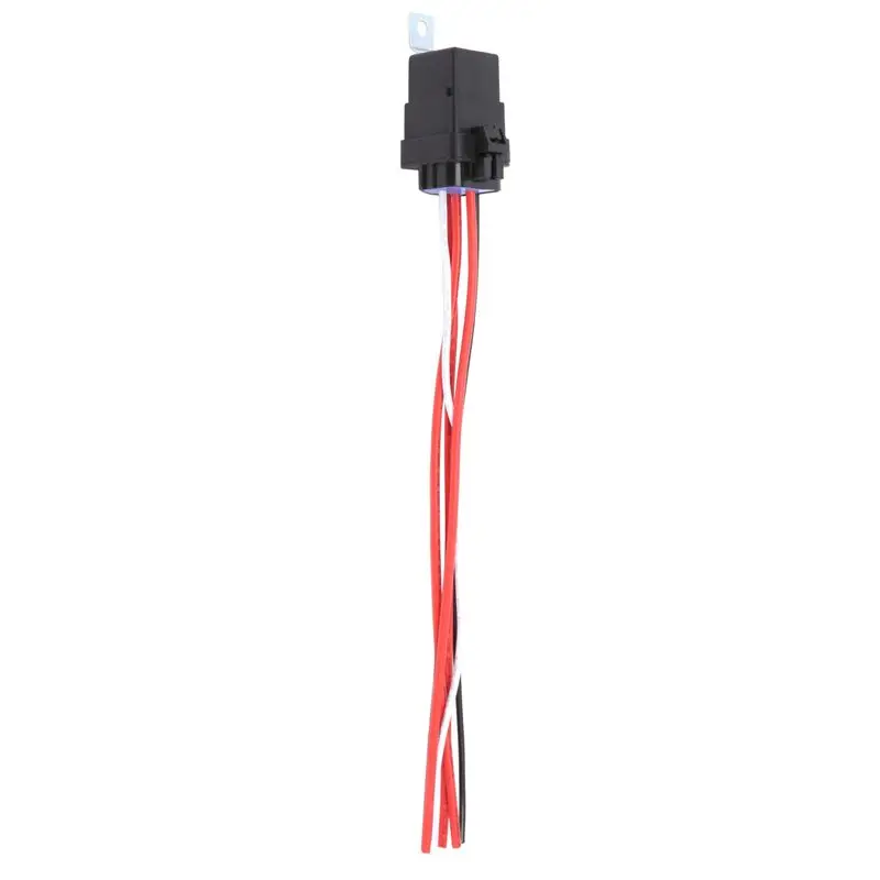 A82U-60/80 Amp 12 Volt Waterproof Automotive Relay With Pigtail 5-Pin Heavy Duty 12 AWG Relays For Boats Auto Fan Cars