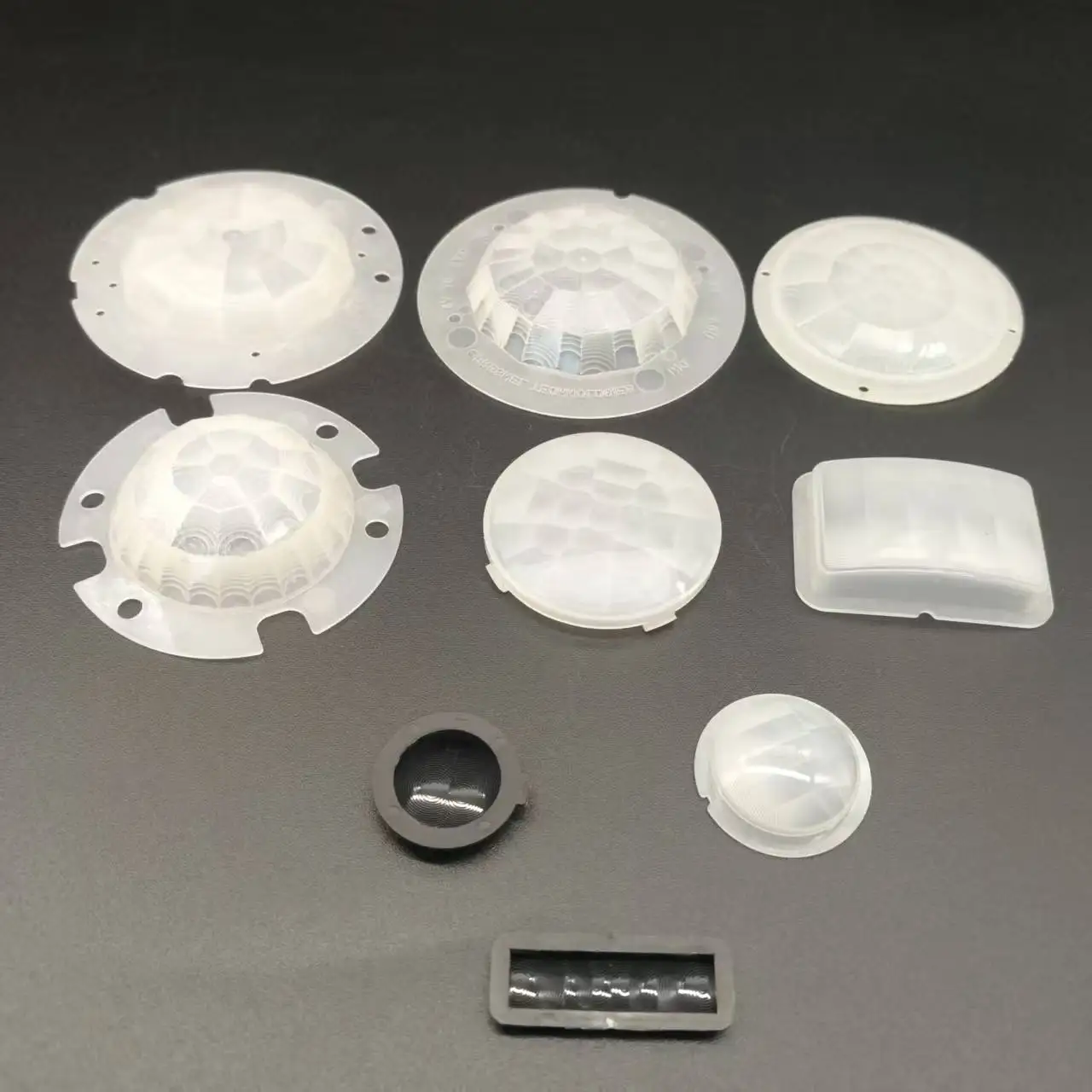 3/510PCS PIR Human Body Infrared Induction Fresnel Lens Optical HD PE NF-IR Lenses