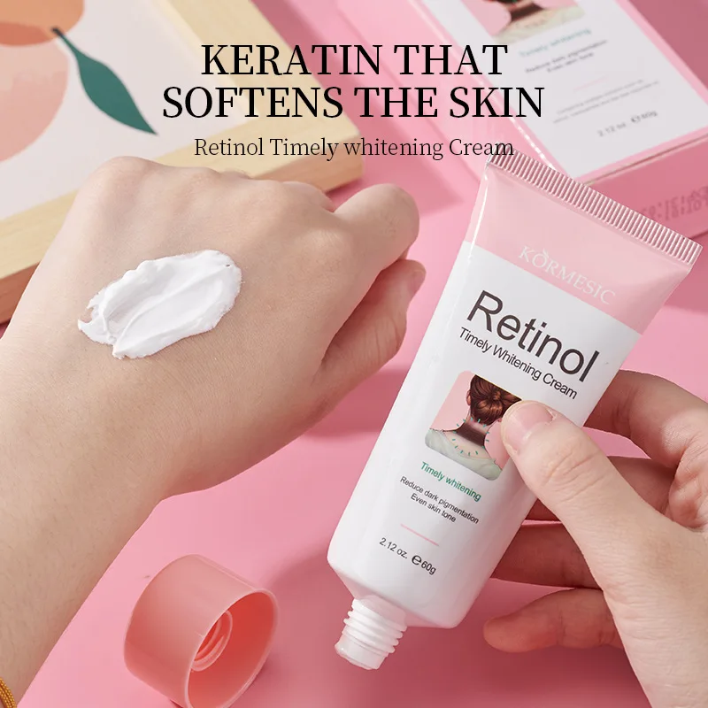 Retinol Whitening Cream Private Parts Underarm Bleaching Neck Lift Firm Butt Knee Brighten Inner Thigh Dark Remove Melanin 60g