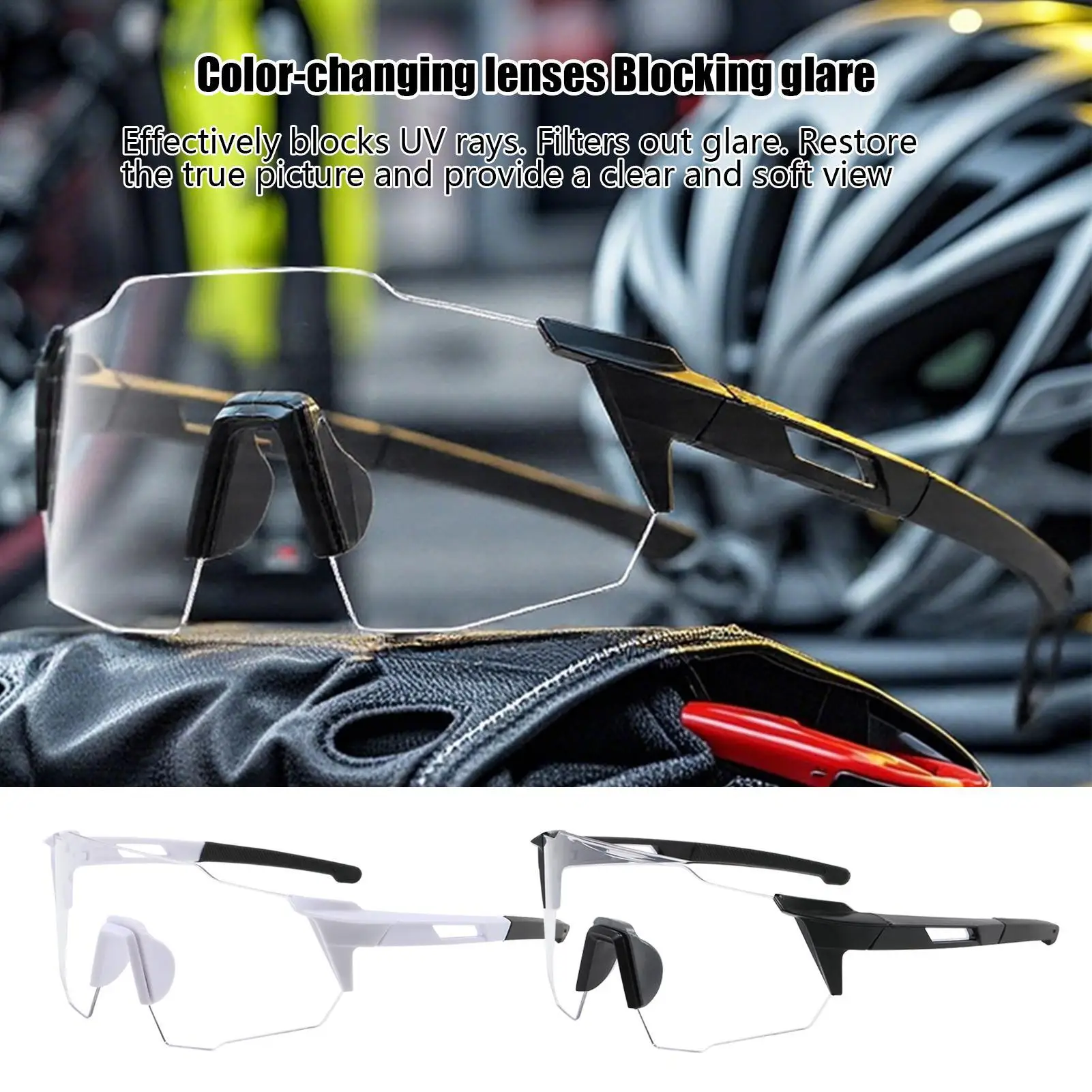Photochromic Sunglasses Outdoor Sports Bike Cycling Glasses ManMTB Climbing Glasses Women Driving Bicycle Eyewear New