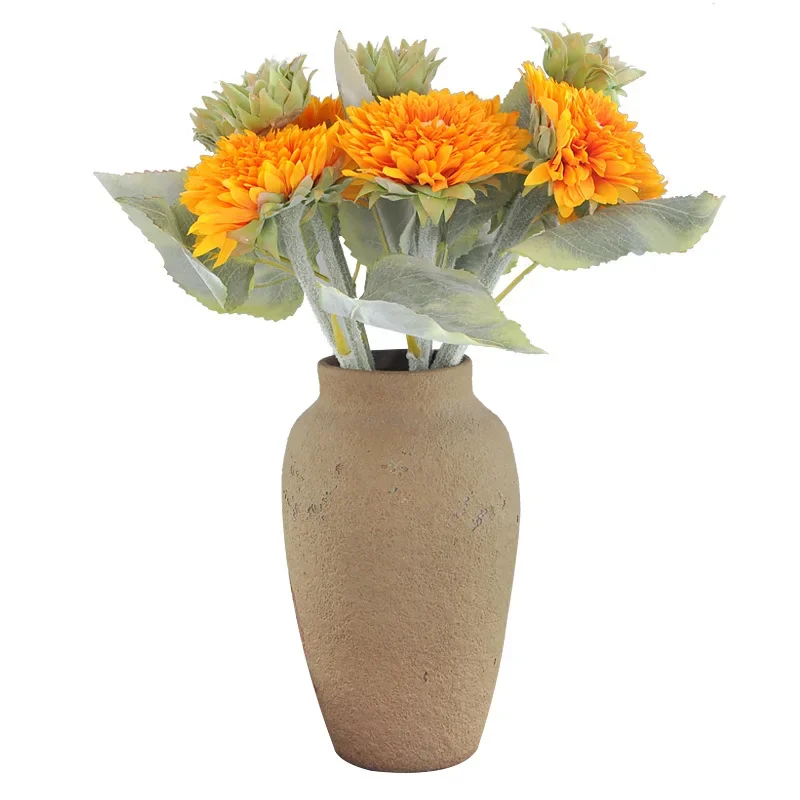 44CM Artificial Thousand Story Sunflower Artificial Flower Living Room Home Decoration Flower Arrangement Accessories