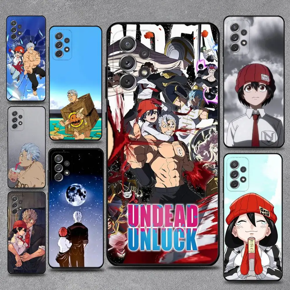 

U-UndeadS Unluck Phone Case For Samsung S25,S24,S21,S22,S23,S30,Ultra,S20,Plus,Fe,Lite,Note,10,9,5G Black Cover