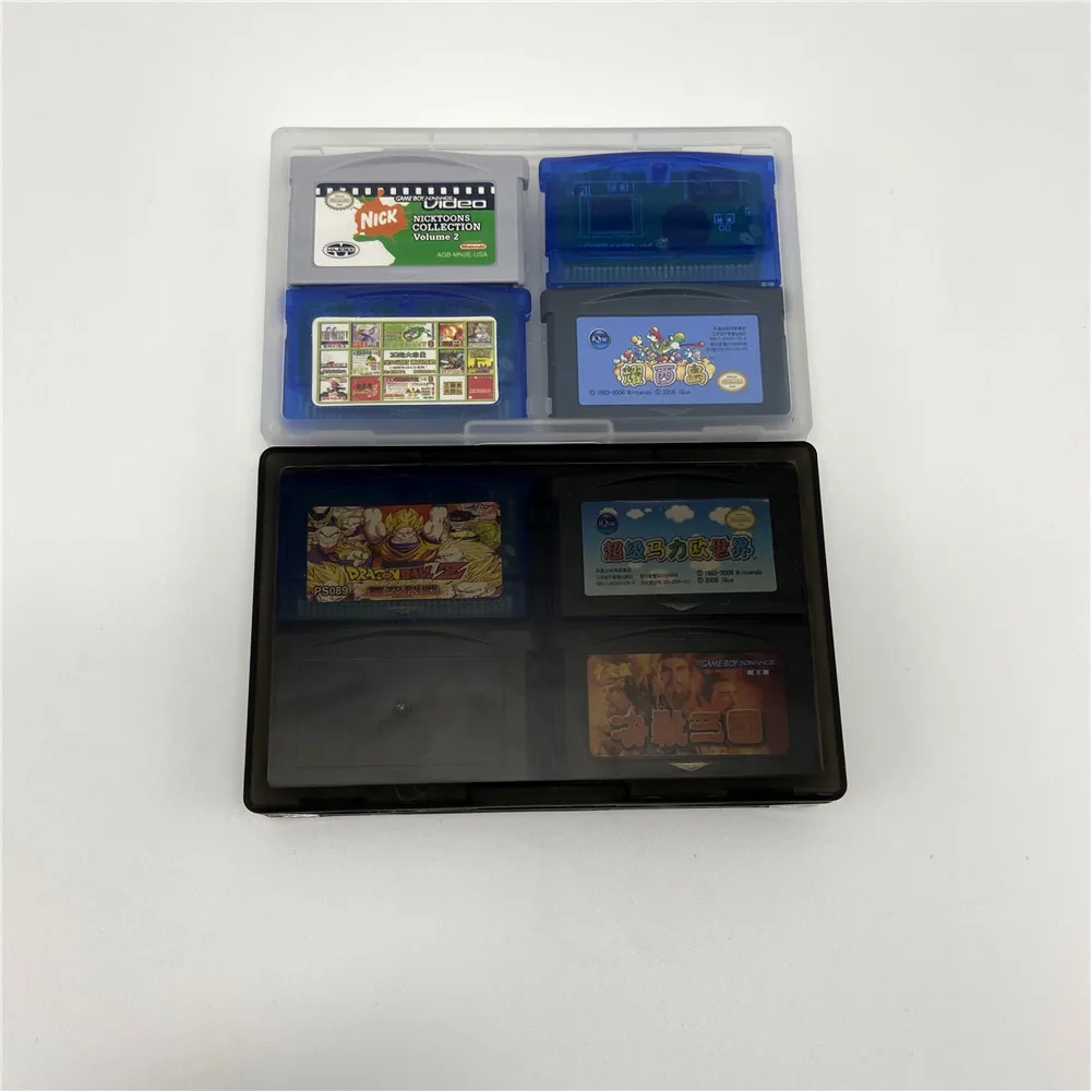Przenośne pudełko do przechowywania kaset do gier Uchwyt na karty do Nintend GBA/GBA SP Ogólne akcesoria do kart do gier