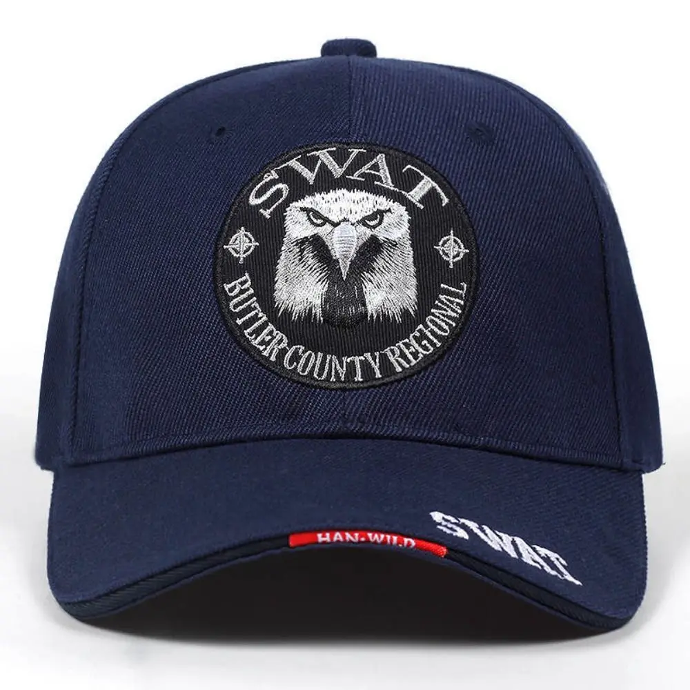 Eagle SWAT Embroidery Baseball Caps Adjustable Outdoor Sports Quick-drying Trucker Caps Sun Hats Men Women