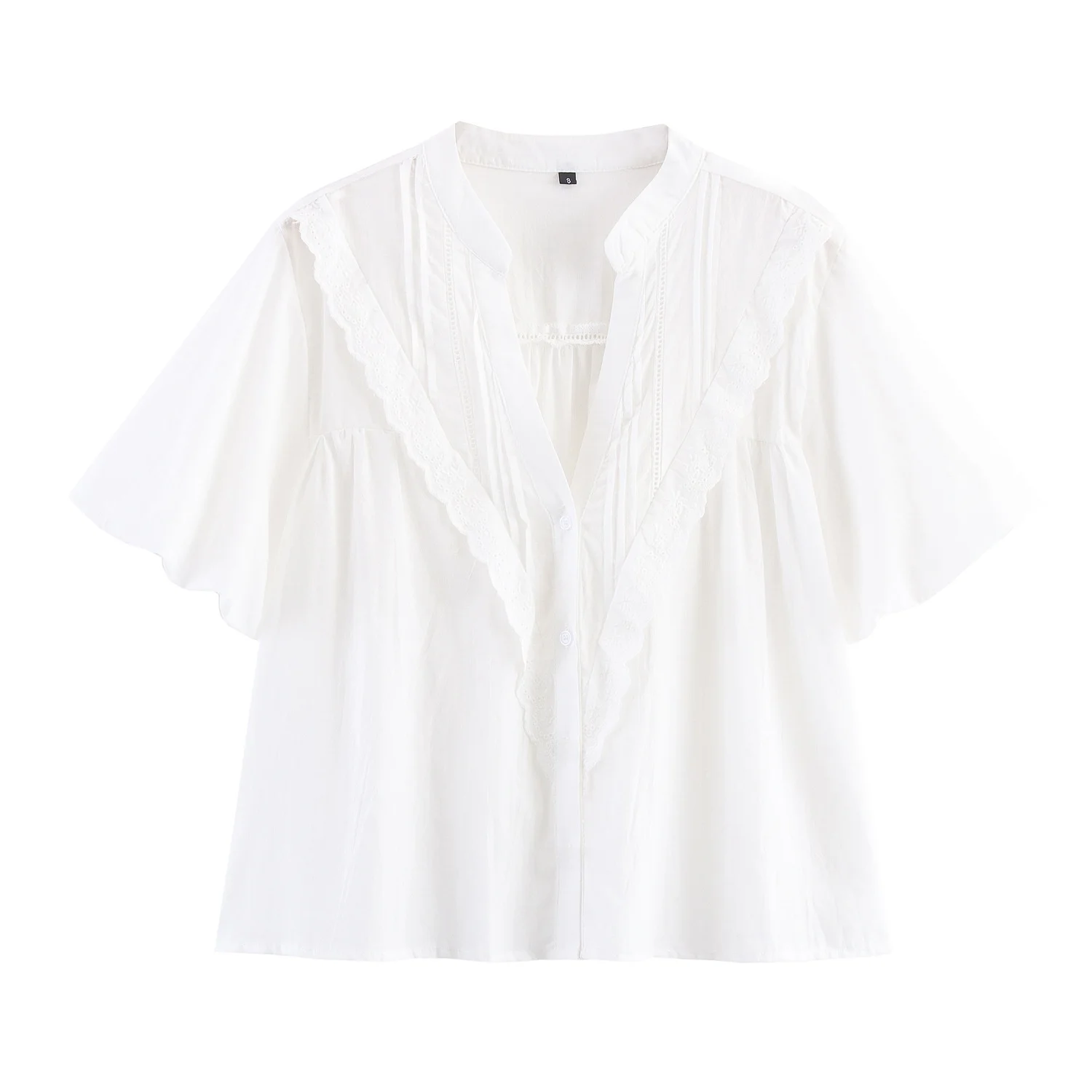 

Женский топ из трансграничного хлопка ort-Sve V-Ne с цветочным принтом irt с высокой талией Other Sle Tee-Quarter Sve Other Fabric