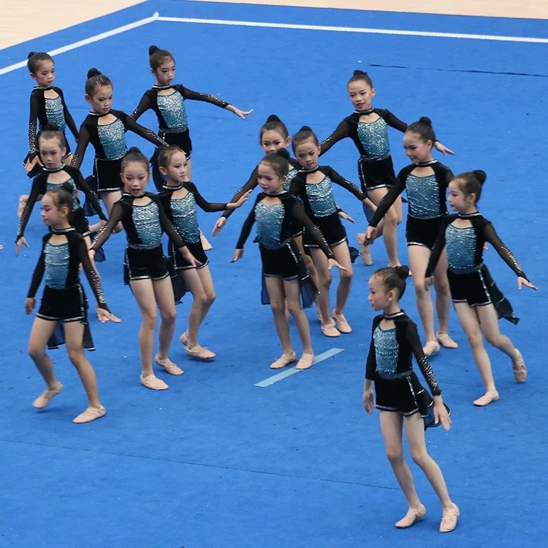 Cheerleading competition uniforms, dance wear, new competition outfits, jazz dance uniforms, team uniforms