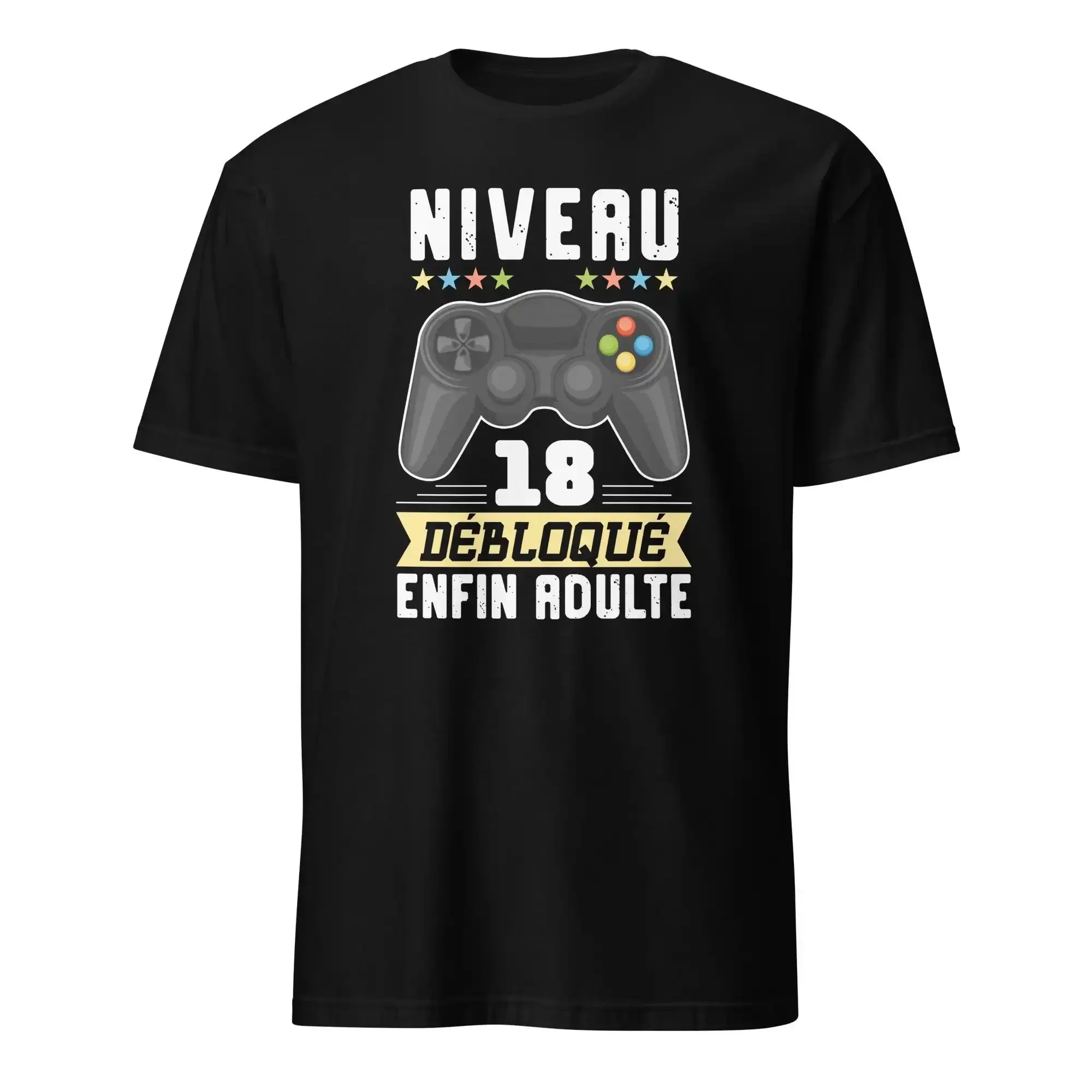 Level 18 Unlocked Finally Adult T shirt 18th Birthday Gamer