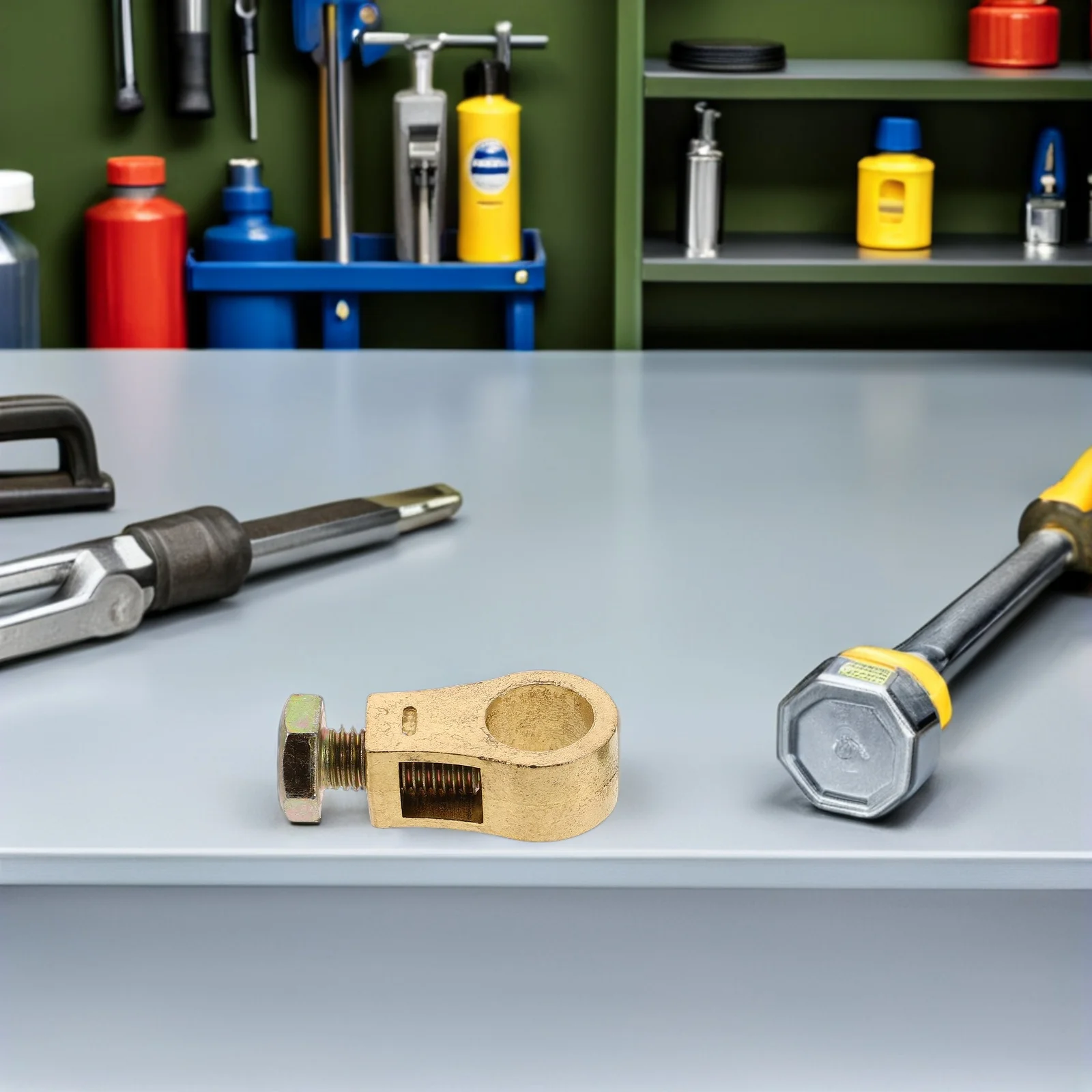 1 زوج موصلات السيارات النحاس محطة المشابك العالمي صالح للسيارات شاحنة قارب محطات النحاس كليب #2