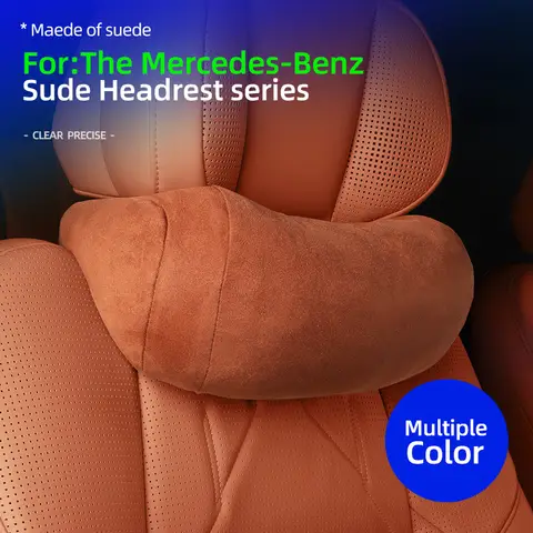 ใหม่คุณภาพสูงรถ Headrest คอสนับสนุนที่นั่งสําหรับ Maybach Design S Class Soft Universal ปรับรถคอหมอนเอวหมอน