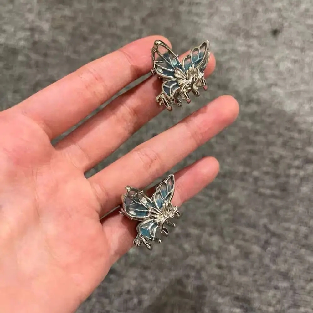 Fashion Hollow Mini Butterfly Hair Claw Y2k Small Size Animal Hair Clip Hair Accessories Hairpin Butterfly Hairpin Daily