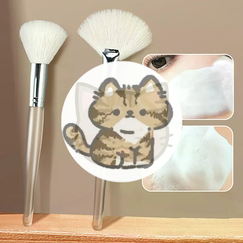 Escova de Limpeza Facial com Cerdas Macias, Escova de Massagem Facial, Escova para Máscara Facial, Ferramenta Portátil para Cuidados com a Pele