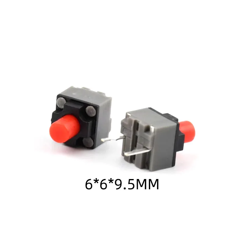 10Pcs Kailh Mute button 6*6*9.5mm square Silent switch ireless mouse micro switch repair parts replace rectangle micro switch