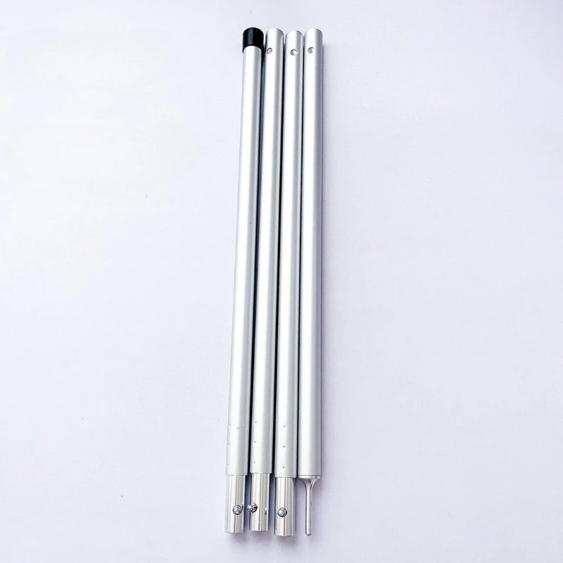 

Silver Color Outdoor Light Weight Tent Supporting Rod Thickened Reinforced Removable Aluminum Alloy Camping Tent Accessories