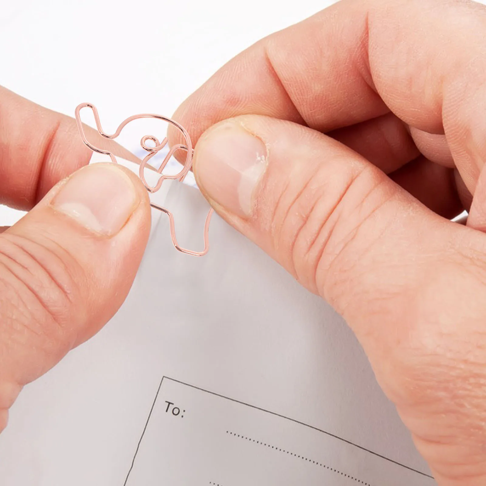 20 قطعة مشابك ورق الفيل مقاطع معدنية ملونة كبيرة اكسسوارات مكتب الزخرفية لطيف مكتب المدرسة الفيل ديكور