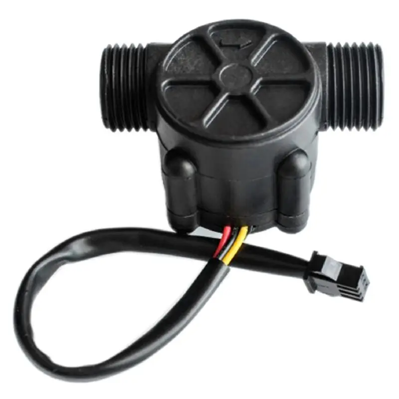 LUCKshopping YF-S201 Water Flowing Sensor 1.75Mpa Hall Effect Flowing Sensor 1/2 Inch Water Control Liquid Flowmeter