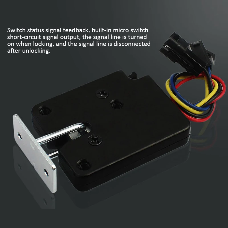 Electric Lock DC 3V/DC 5V/DC 12V Waterproof Mini Small Size Solenoid Electromagnetic Electric Control Cabinet Drawer Lock