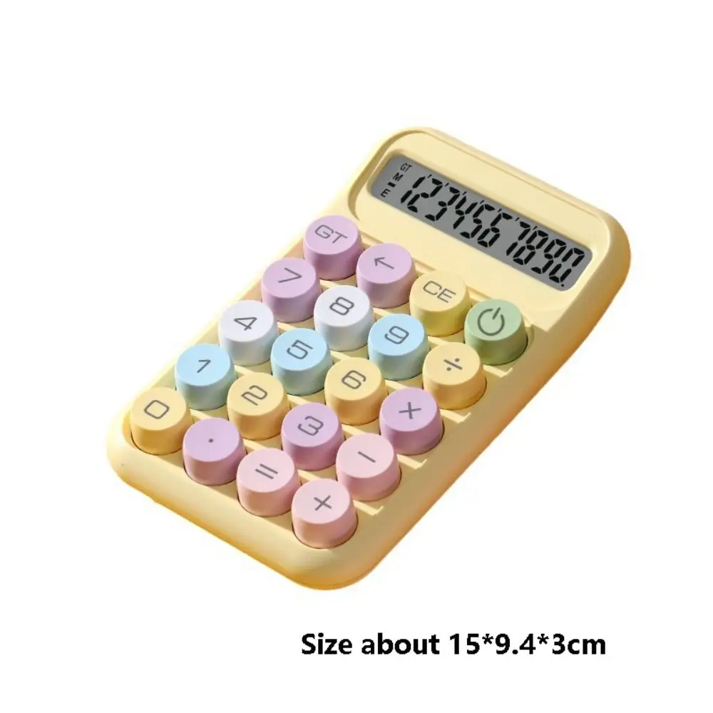 10 Digit Scientific Calculators Mechanical Buttons Portable Student Calculator Stationery Math Accounting Calculator