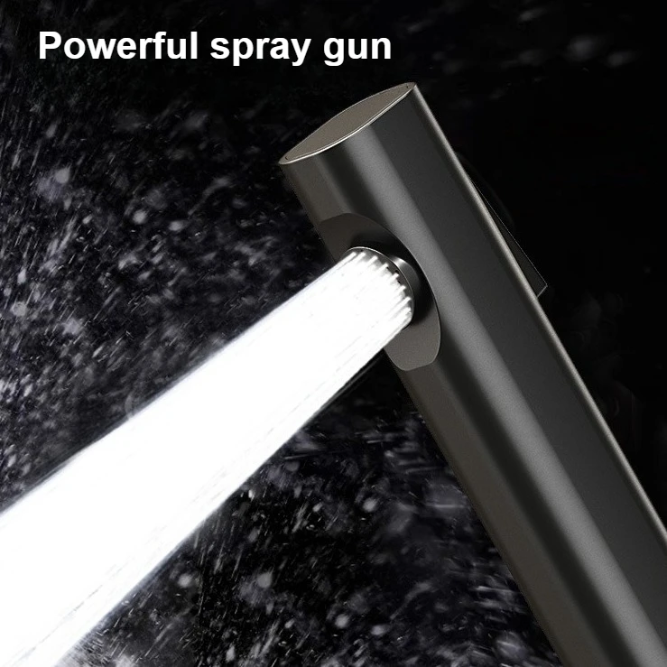 Set Keran Mixer Pancuran Kamar Mandi Supercharged Aksesori Pancuran Set Nosel Tembaga Rumah Tangga Sistem Kepala Pancuran Universal