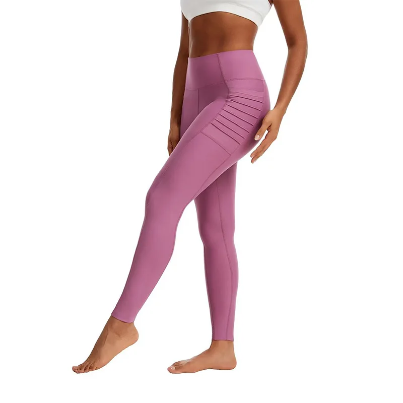 High Waisted Leggings with Pockets for Women, Tummy Control Yoga Pants, Buttery Soft Workout Bottoms for Sports Free shipping