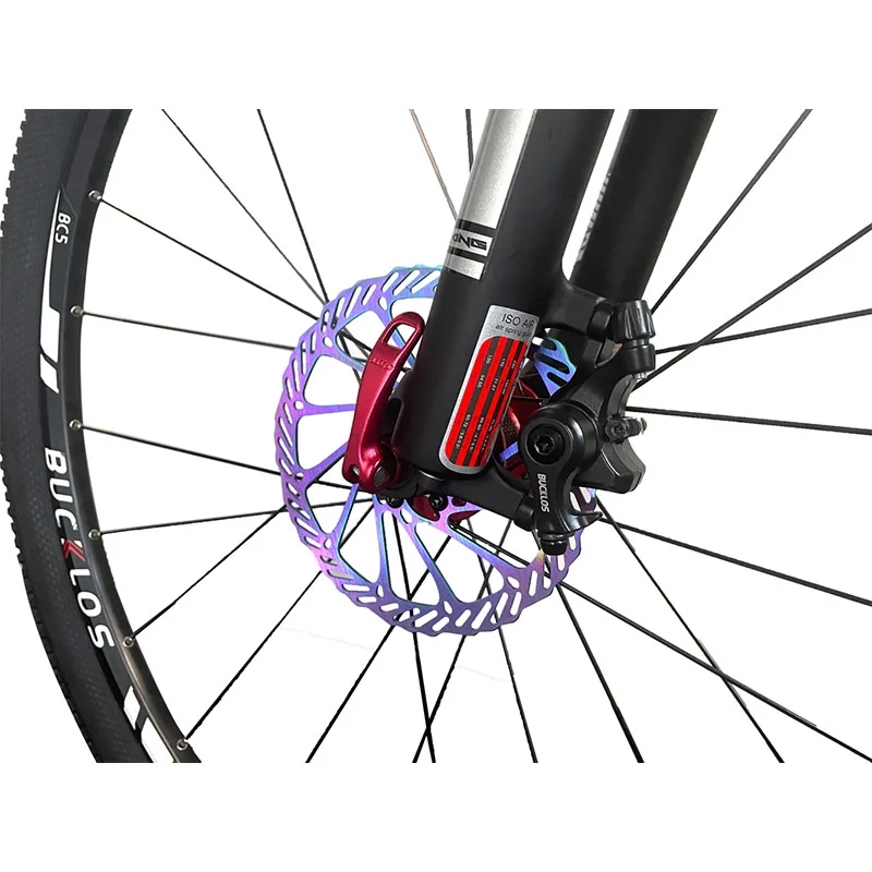 Set di pinze freno a disco meccaniche anteriori e posteriori compatibili con 160 mm per mountain bike bici da strada bici pieghevole bicicletta elettrica con pastiglie freno in metallo lega di