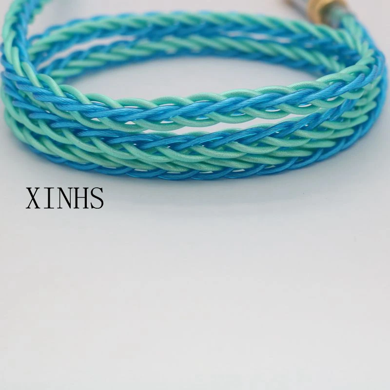 XINHS-cobre de cristal único Senyu de 8 núcleos, cobre antiguo mezclado con chapado en plata, MMCX/0,78, 2 pines/IE900 para Espartaco B