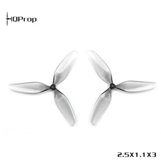 6Pairs HQProp 2.5X1.1X3 2.5 Inch 3-Blade PC Propeller 6CW 6CCW 1.2mm Shaft 0.6g Ultralight Tiny Whoop FPV Drone Props