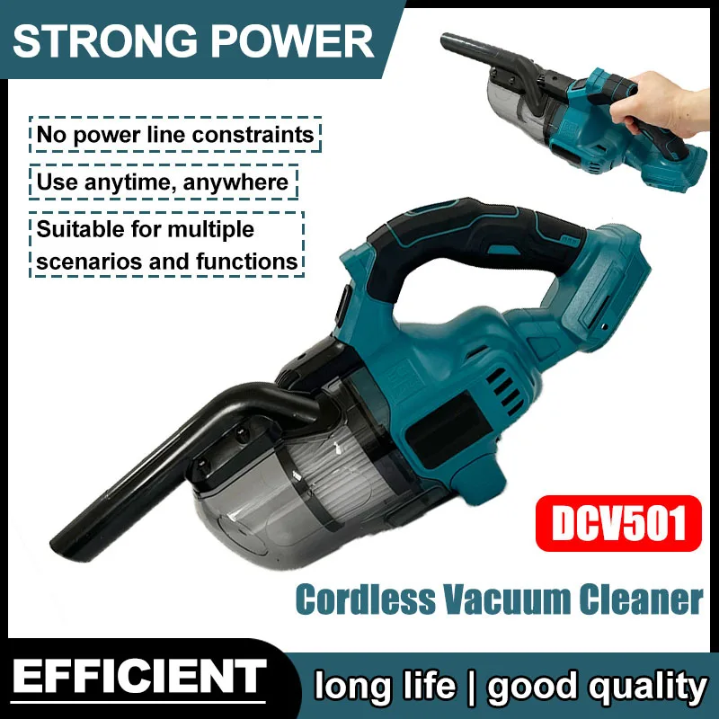 

Подходит для беспроводного пылесоса Makita, ручной пылесборник, напольный ковер, автомобиль, чистка волос домашних животных, электроинструмент, аккумулятор 18 В
