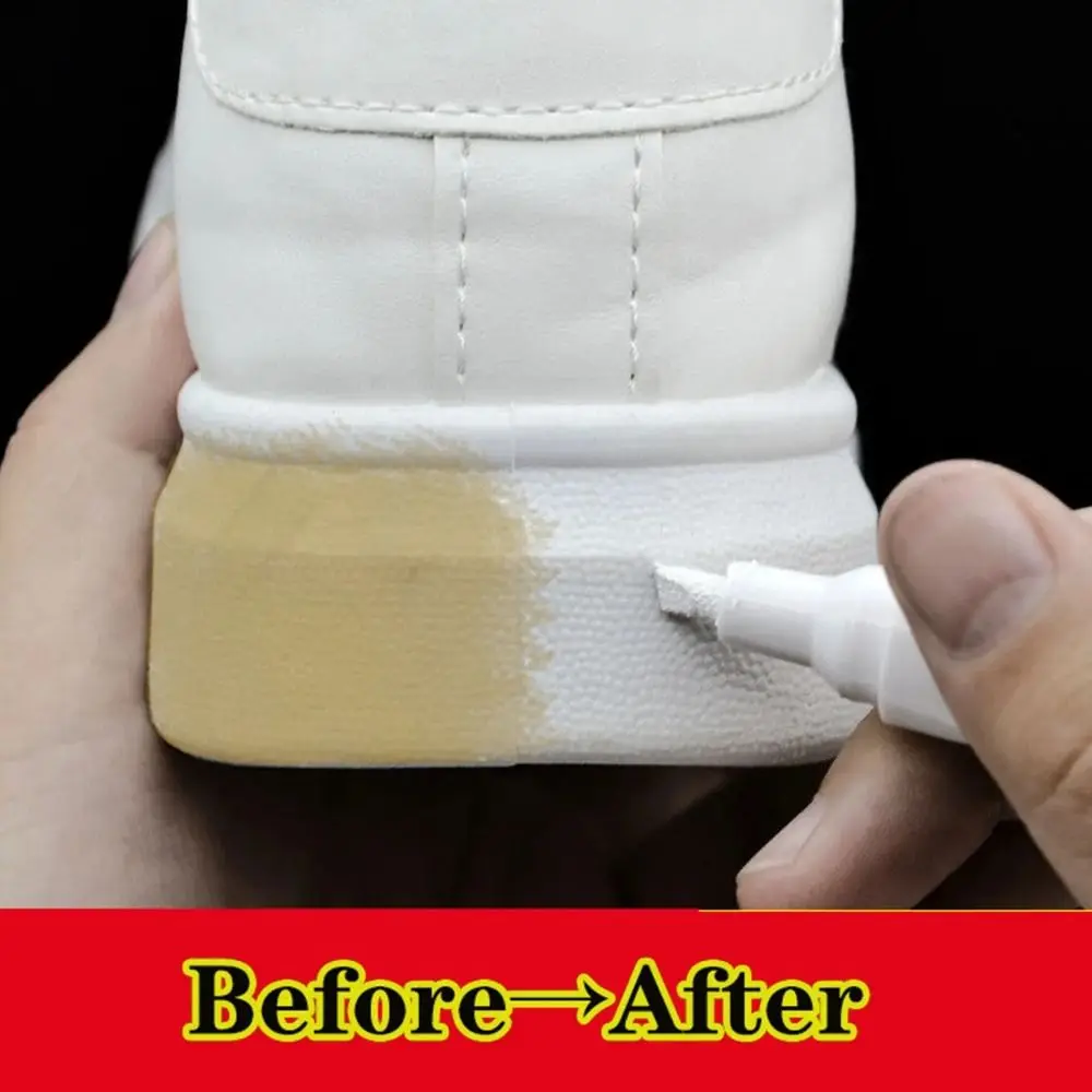 Waterproof Shoes Stains Removal Repair Complementary Color White White Black Pen Shoe Repair Pen Painting Go Yellow
