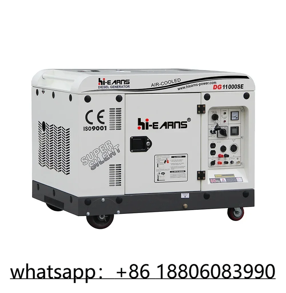 single cylinder air cooled generator 10 kva silent die·sel generator