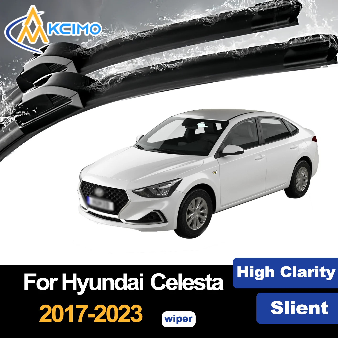 

For Hyundai Celesta ID 2017–2023 2018 2019 2020 2021 2022 Front Wiper Blades Car Windscreen Windshield Window Wiper Accessories