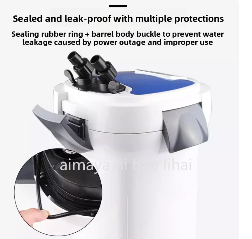 Smart LCD display aquarium external tank filter for fish tank HW-5000   HW3000