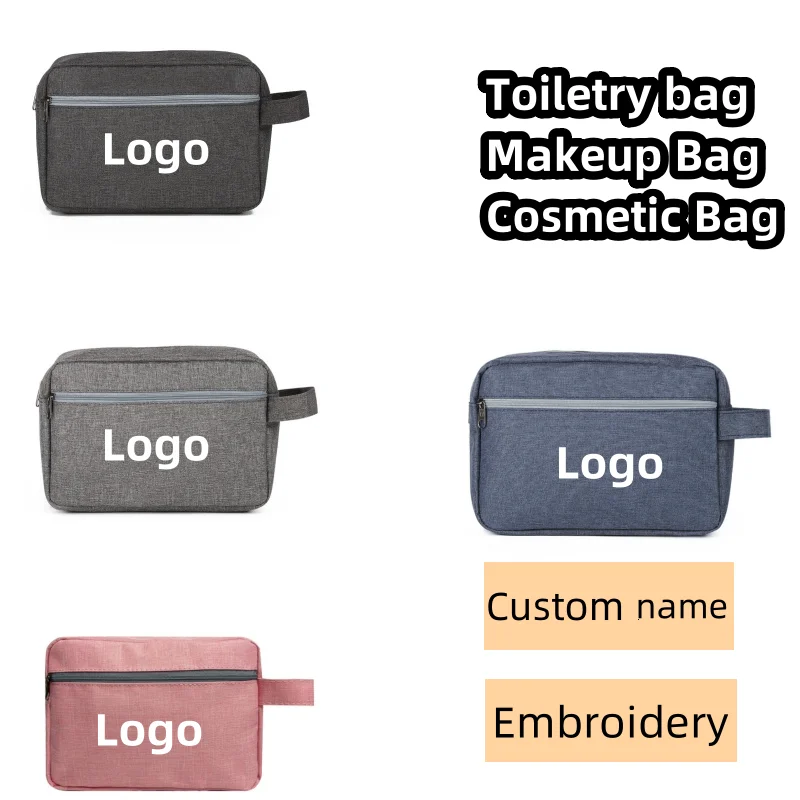 Personalized Travel Mens Toiletry Bag Festival Custom Name Women Cosmetic Case Ladies Makeup Bag Beauty Organizer Pouch Handbag