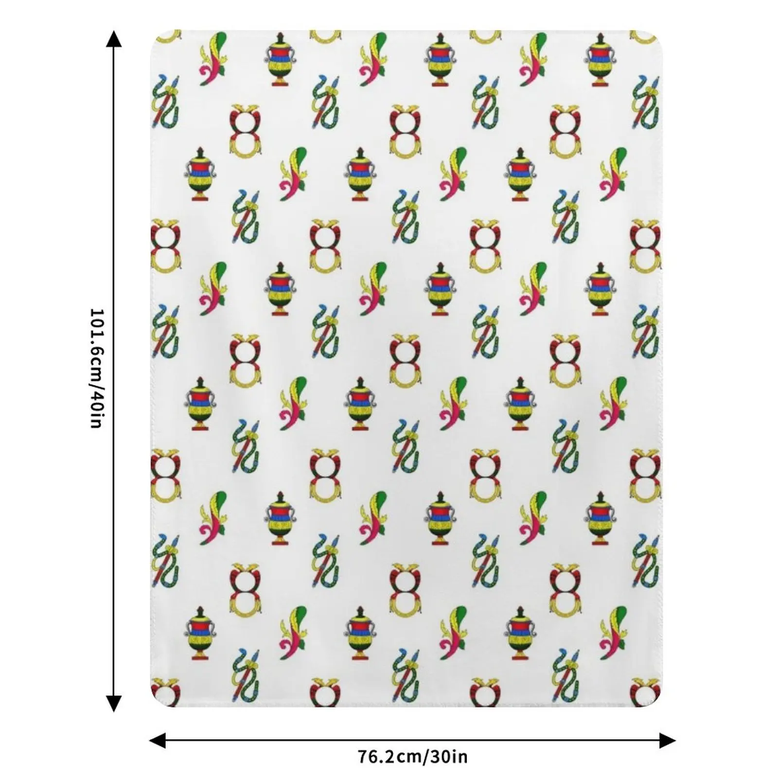 Il Asso Di Scopa Pattern La Throw Blanket Decorative Beds Decorative Throw Fashion Sofas anime Sofa Quilt for babies Blankets