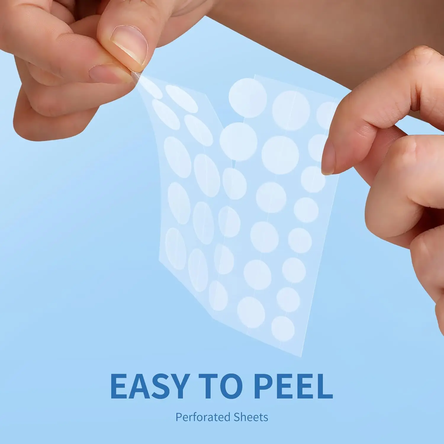 Cerotti per brufoli circolari idrocolloidi a forma di cuore da 400 pezzi, ultrasottili e discreti, assorbono efficacemente i brufoli.