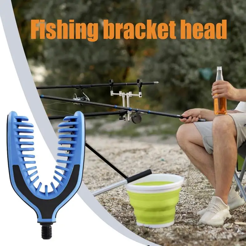 U Rest Butt Pod Rod Rest Stable & User-Friendly Rod Rest Silicone Fishing Head Anglers For Family Friends Colleagues Fishing